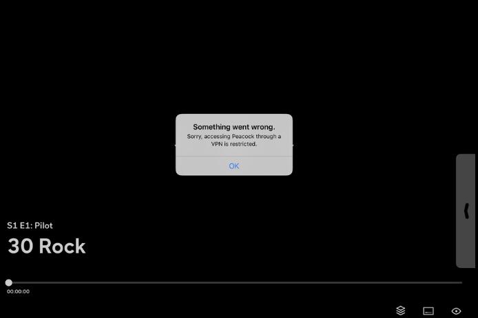 unblock Peacock restricted for VPN users