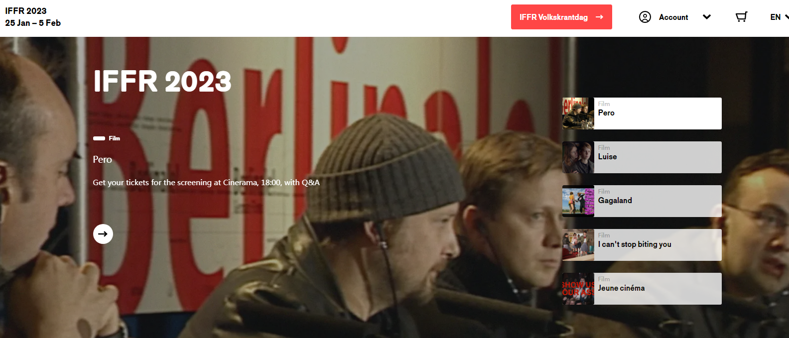 How to watch the International Film Festival Rotterdam (IFFR) online outside the Netherlands with a VPN